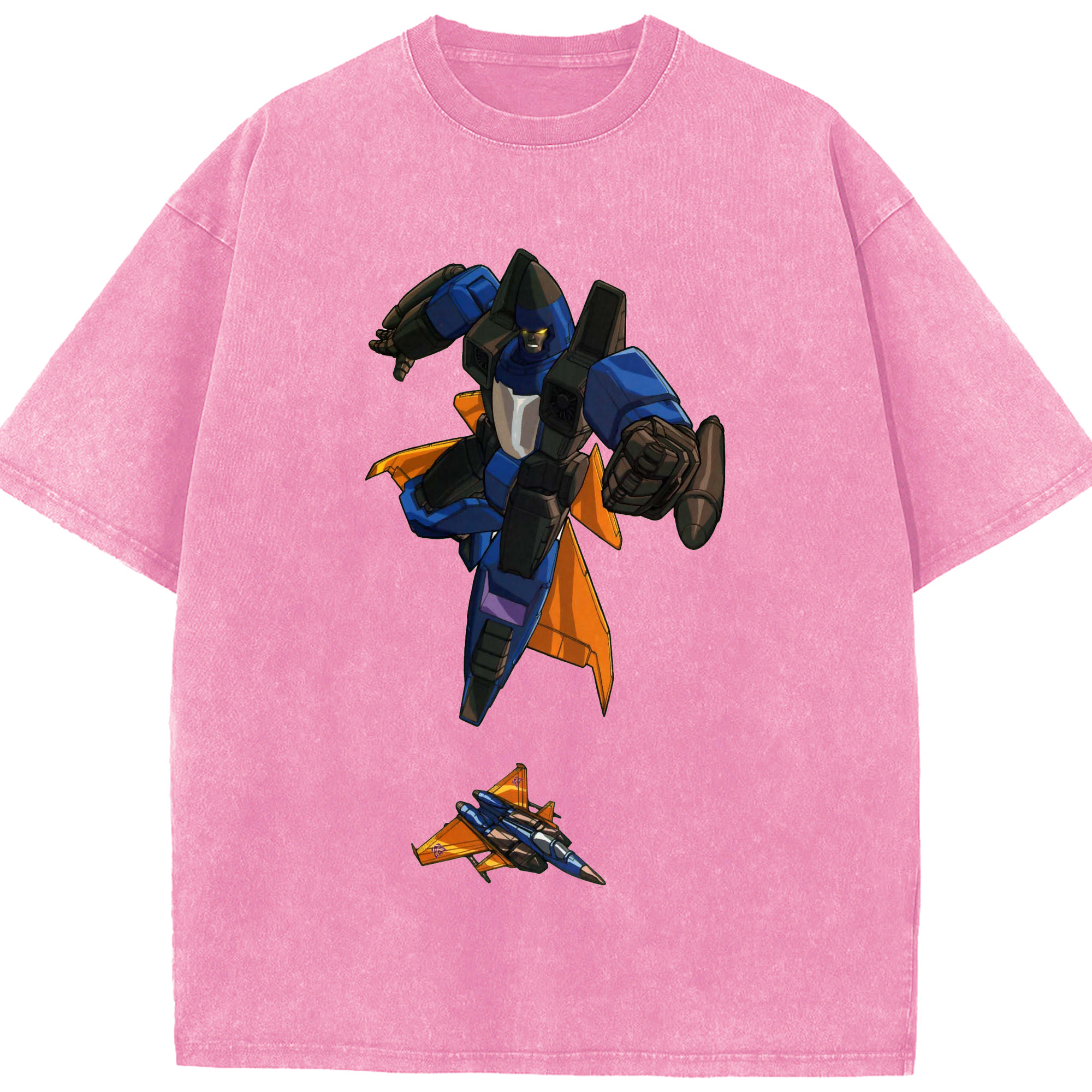 （画像用）  綿100% ヴィンテージ風 半袖Tシャツ（フロントプリント）